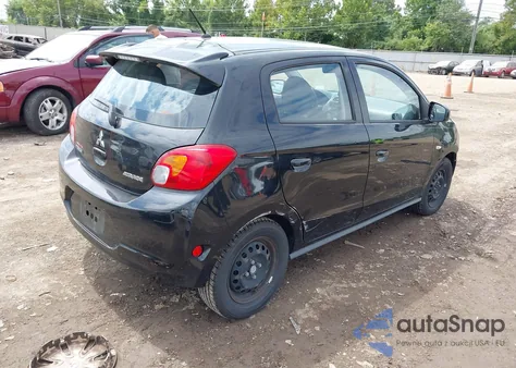 2015 Mitsubishi Mirage De/Rf z USA, uszkodzony, nr VIN ML32A3HJ0FH008455